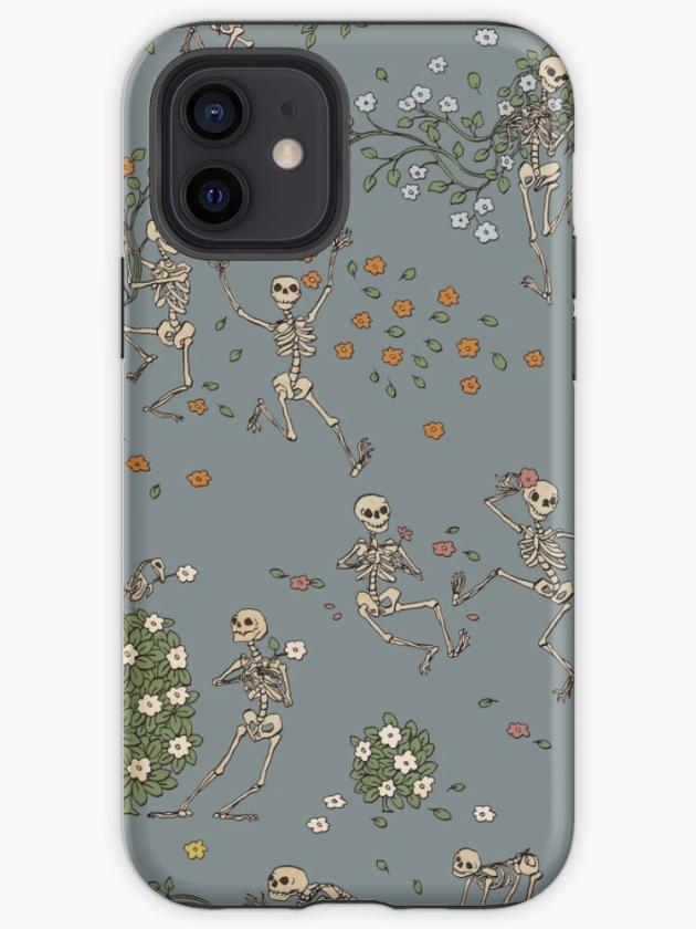 Iphone 12 | Skeletons With Garlands Iphone Case Iphone 12 Iphone 12