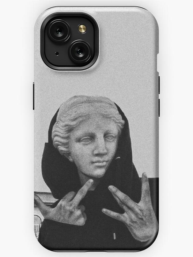 Iphone 15 | Greek Statue Wearing Hoodie Iphone Case Iphone 15 Iphone 15