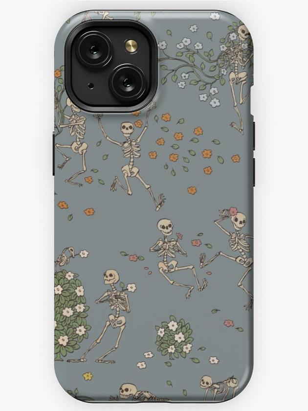 Iphone 15 | Skeletons With Garlands Iphone Case Iphone 15 Iphone 15