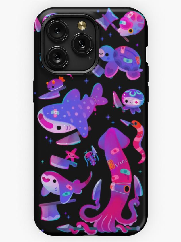 Iphone 15 Pro Max | Stabby Marine Life Iphone Case Iphone 15 Pro Max Iphone 15 Pro Max